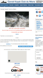 Mobile Screenshot of canoekayak-lemans.net
